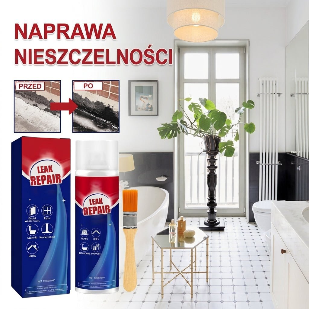 Spray Uszczelniający do Naprawy Przecieków – Wodoodporny, Szybka Ochrona na Różne Powierzchnie 9