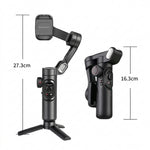 Stabilizator Gimbala do Smartfona z Trójosiową Stabilizacją i Światłem RGB – 10 Godzin Nagrywania 2