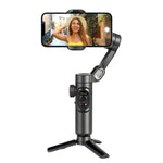 Stabilizator Gimbala do Smartfona z Trójosiową Stabilizacją i Światłem RGB – 10 Godzin Nagrywania 4