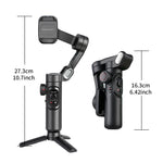 Stabilizator Gimbala do Smartfona z Trójosiową Stabilizacją i Światłem RGB – 10 Godzin Nagrywania 4
