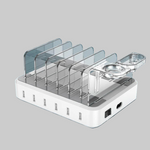 Stacja Ładująca USB z 6 Portami - Wydajne Ładowanie dla Smartfonów i Tabletów 0