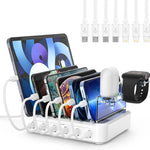 Stacja Ładująca USB z 6 Portami - Wydajne Ładowanie dla Smartfonów i Tabletów 1