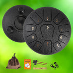 Stalowy Bęben Językowy 6 Calowy z 11 Nutami – Idealny do Medytacji i Jogi 4