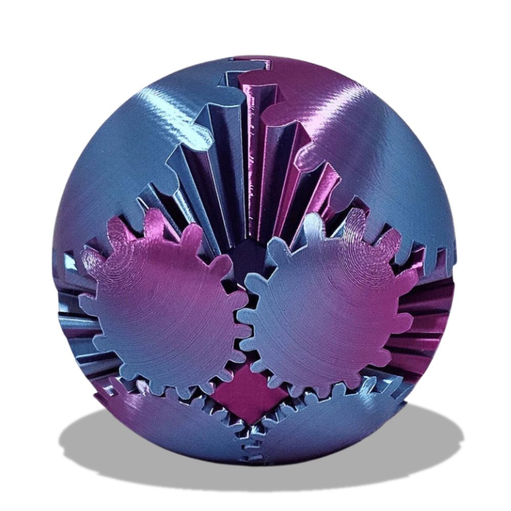 Steampunkowy Wirujący Cud - Kulka Zębata do Relaksu i Poprawy Koncentracji 0