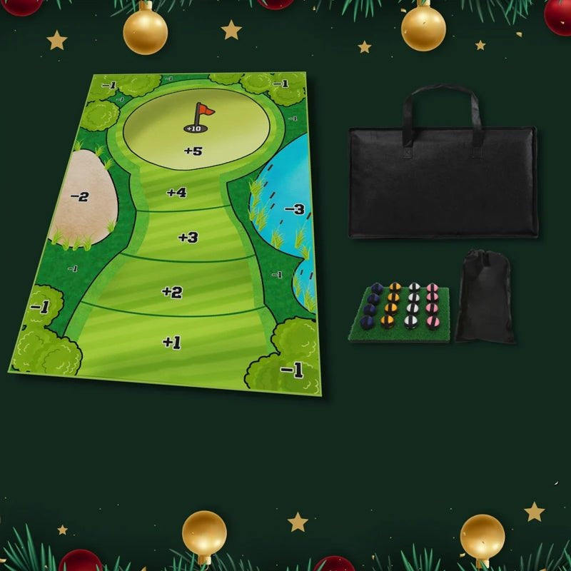 Sticky Golf Game - Mini Zestaw do Gry w Golfa z Samoprzylepną Matą i 5 Trybami Gry 4