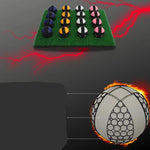 Sticky Golf Game - Mini Zestaw do Gry w Golfa z Samoprzylepną Matą i 5 Trybami Gry 5