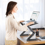 Stojak Na Laptopa Regulowany z Płytką Pod Mysz – Składany, Wysokość 4–49 cm, Otwory Wentylacyjne 0