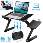 Stojak Na Laptopa Regulowany z Płytką Pod Mysz – Składany, Wysokość 4–49 cm, Otwory Wentylacyjne 3