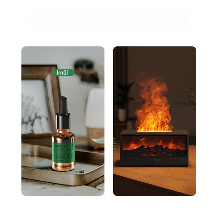 Stylowy Odświeżacz Powietrza Elektryczny z Efektem Płomienia LED do Pokoju 1