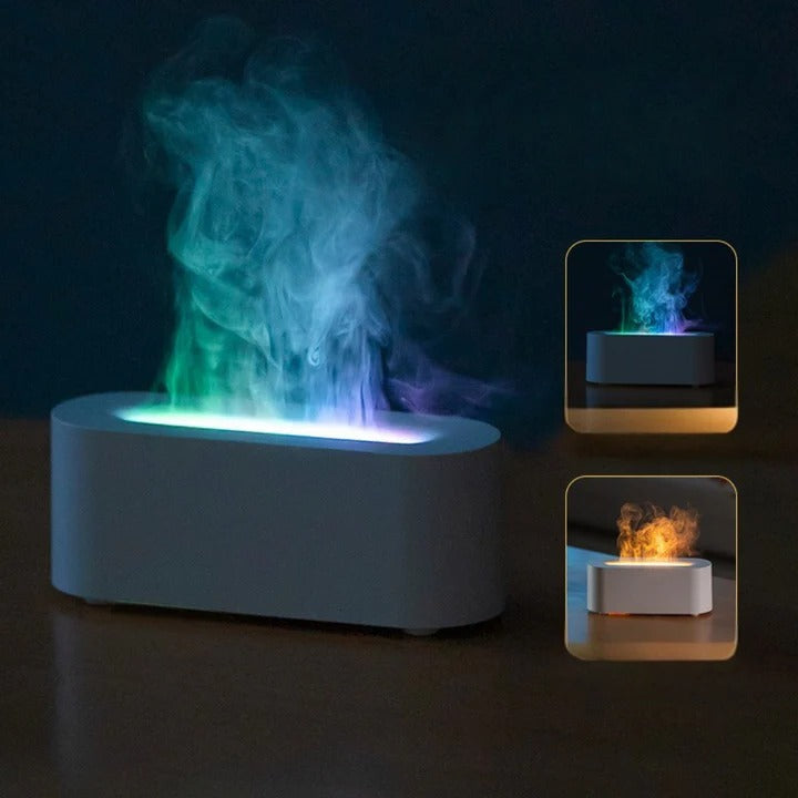 Stylowy Odświeżacz Powietrza Elektryczny z Efektem Płomienia LED do Pokoju 2