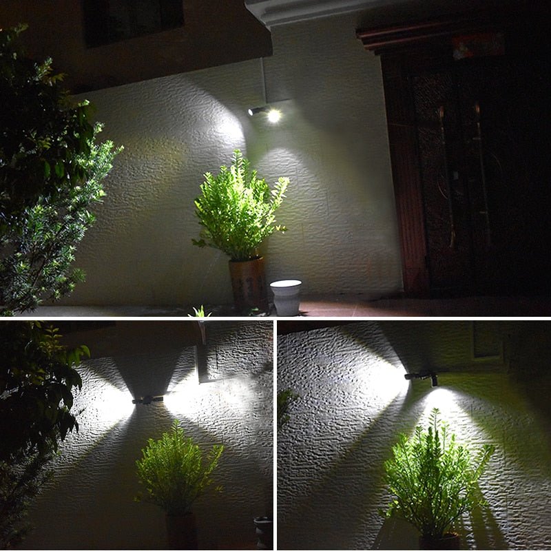 Światło Słoneczne LED z Czujnikiem Ruchu na Zewnątrz – Wodoodporne, Obrót 360°, 600 Lumenów 1