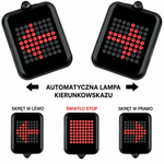 Światło do Roweru LED z Kierunkowskazami i Laserem – Ładowalne USB z Czujnikiem Hamowania
