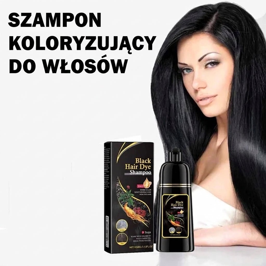 Szampon do Włosów Farbujący na Czarno – Naturalna Koloryzacja z Ekstraktami Roślinnymi 4