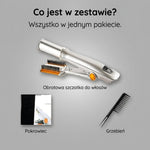 Szczotka Do Włosów 2 w 1 Z Regulacją Temperatury – Obrotowa, Do Stylizacji Na Mokro i Na Sucho 3