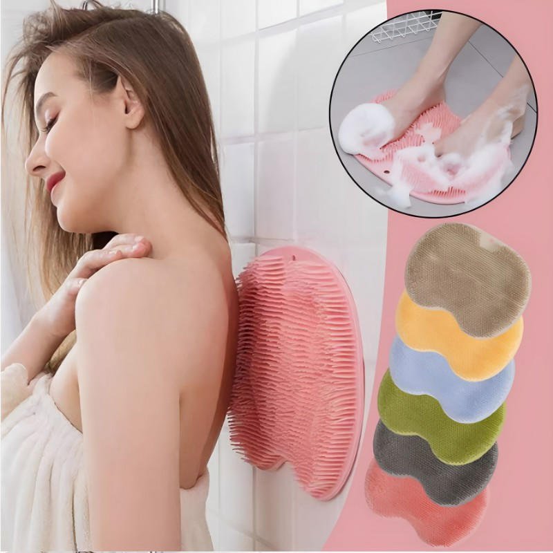 Szczotka do Masażu Pleców i Stóp z Przyssawkami – Peeling i Relaks w Prysznicu 1
