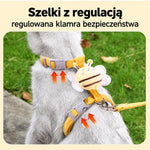 Szelki dla Kota z Regulowanymi Paskami – Bezpieczne na Spacery, Oddychający Materiał 10