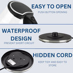 Szklany Czajnik Elektryczny 1,8 L 1500 W z Podświetleniem LED i Automatycznym Wyłączaniem 6