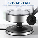 Szklany Czajnik Elektryczny 1,8 L 1500 W z Podświetleniem LED i Automatycznym Wyłączaniem 7