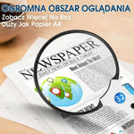 Szkło Powiększające 14cm z Oświetleniem LED – 10x, 20x, 45x do Czytania i Weryfikacji 3