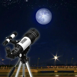 Teleskop Astronomiczny 150x dla Początkujących z Aluminiowym Statywem – Obserwacja Księżyca i Planet 0