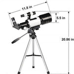 Teleskop Astronomiczny 150x dla Początkujących z Aluminiowym Statywem – Obserwacja Księżyca i Planet 2