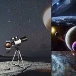 Teleskop Astronomiczny dla Początkujących 70 mm z Adapterem do Telefonu – Ogniskowa 300 mm 7