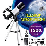 Teleskop Astronomiczny dla Początkujących 70 mm z Adapterem do Telefonu – Ogniskowa 300 mm 2