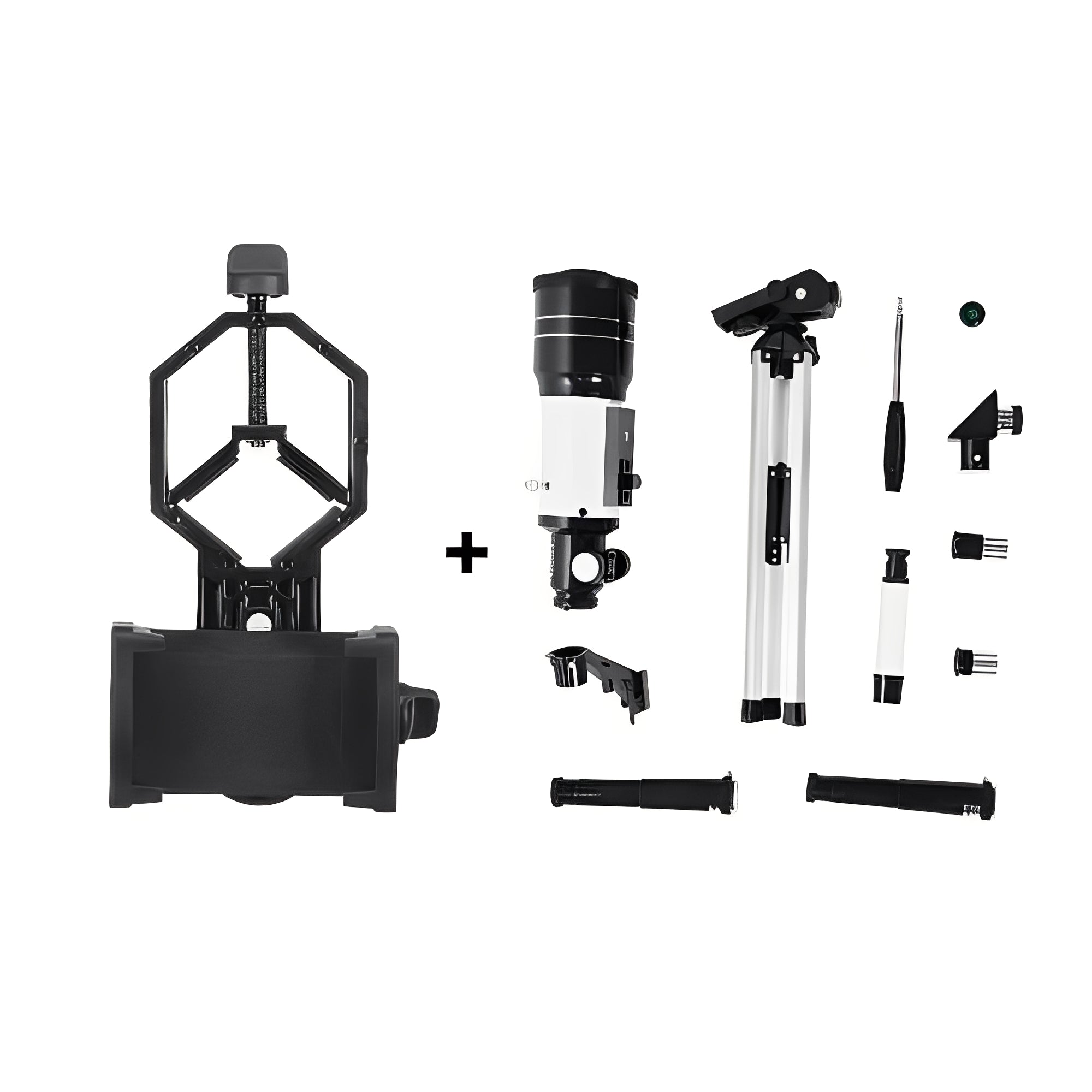 Teleskop Dla Początkujących 70mm Z Akcesoriami i Statywem Aluminiowym 2