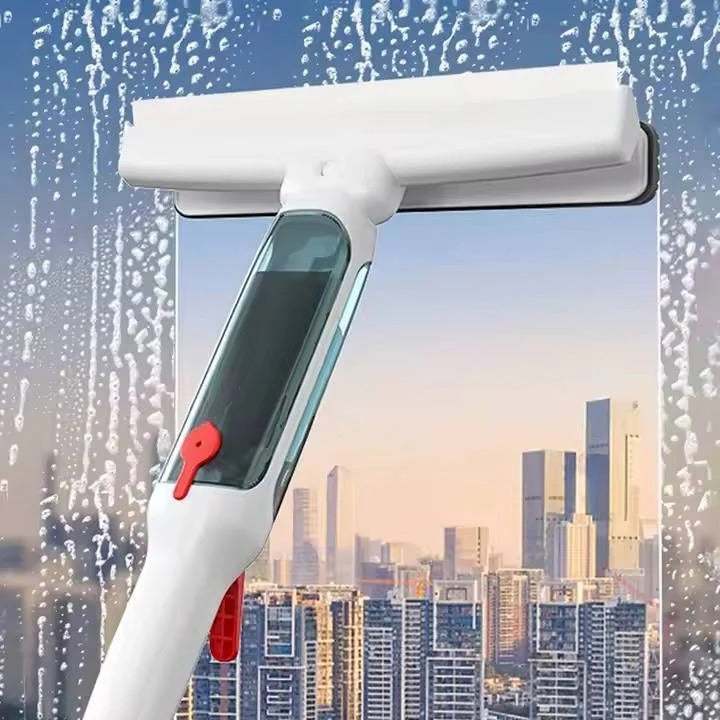 Teleskopowa Myjka Do Okien Z Długą Rączką I Systemem Natryskiwania 2