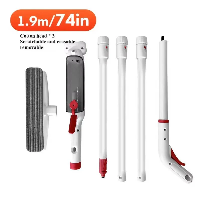 Teleskopowa Myjka Do Okien Z Długą Rączką I Systemem Natryskiwania 3