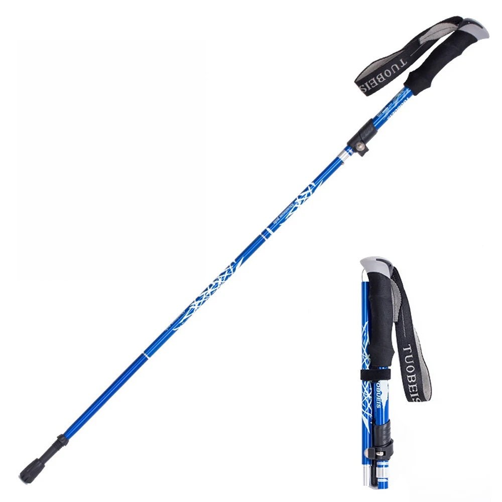Teleskopowy Kij Trekkingowy 5-Częściowy – Lekki z Regulowaną Wysokością 110-130 cm 10