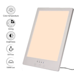 Terapeutyczna Lampa Słoneczna 10 000 Luksów z Regulowanym Poziomem Jasności 0