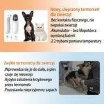 Termometr Na Podczerwień Dla Zwierząt – Bezkontaktowy Pomiar Temperatury z Pamięcią 32 Odczyty 5
