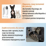 Termometr Na Podczerwień Dla Zwierząt – Bezkontaktowy Pomiar Temperatury z Pamięcią 32 Odczyty 5