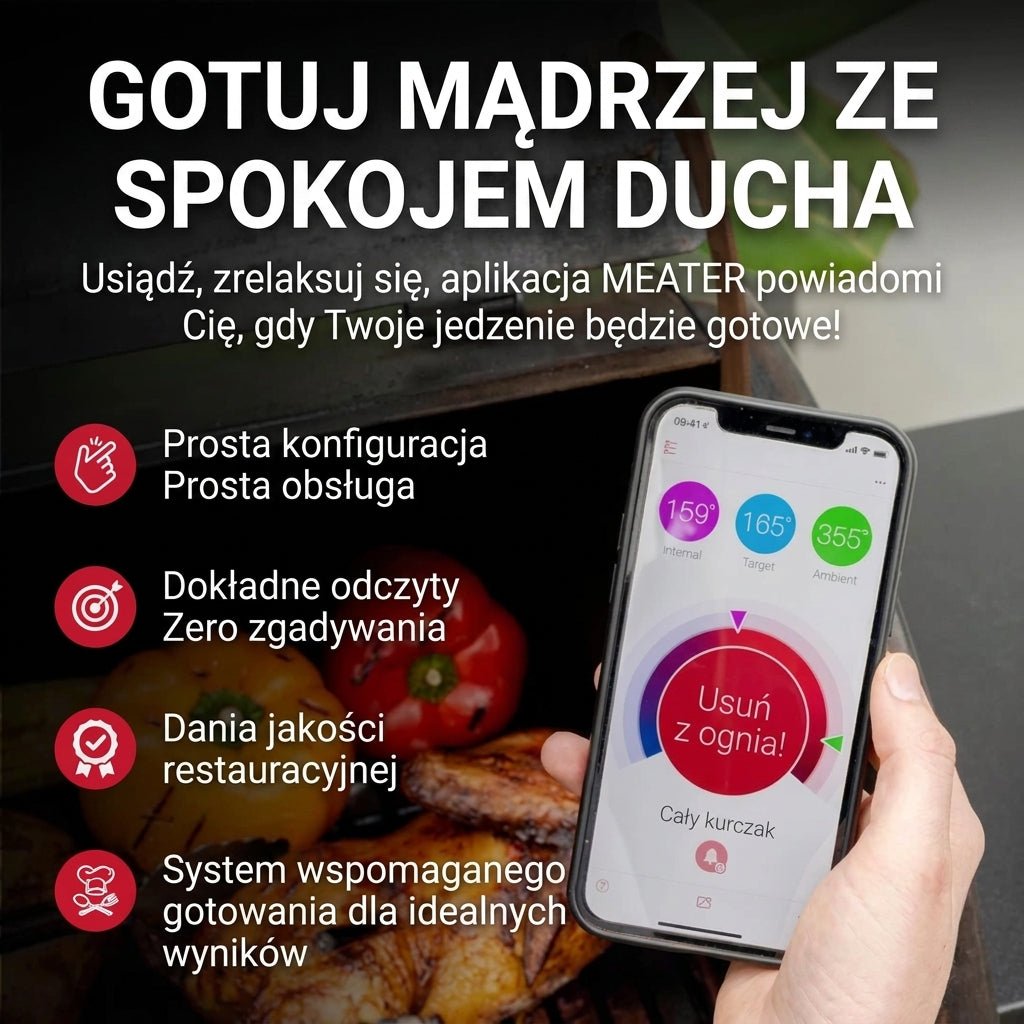 Termometr do mięsa bezprzewodowy z Bluetooth 5 – podwójne czujniki, do gotowania w domu i na zewnątrz 6