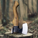 Topór Survivalowy Japoński z Kutej Stali DC53 – Narzędzie do Biwakowania i Bushcraftu 1