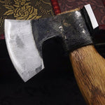 Topór Survivalowy Japoński z Kutej Stali DC53 – Narzędzie do Biwakowania i Bushcraftu 6
