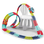 Tor Wyścigowy dla Dzieci Antygrawitacyjny z Elastycznymi Elementami i Świecącymi Samochodzikami 2