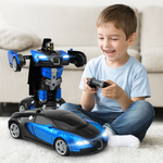 Transformujący Zdalnie Sterowany Samochód-Robot z LED i Dźwiękiem dla Dzieci 2