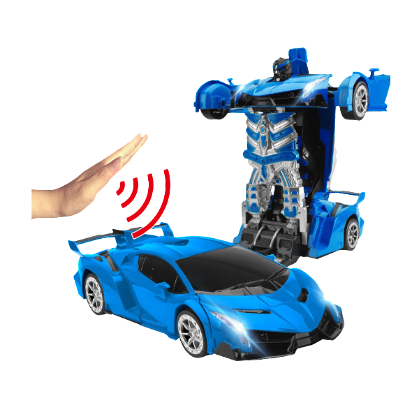 Transformujący Zdalnie Sterowany Samochód-Robot z LED i Dźwiękiem dla Dzieci 7