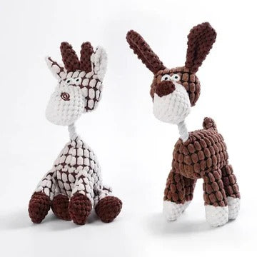 Trwała Pluszowa Zabawka Dla Psów - Wytrzymała, Z Piszczałką, Bezpieczna 2