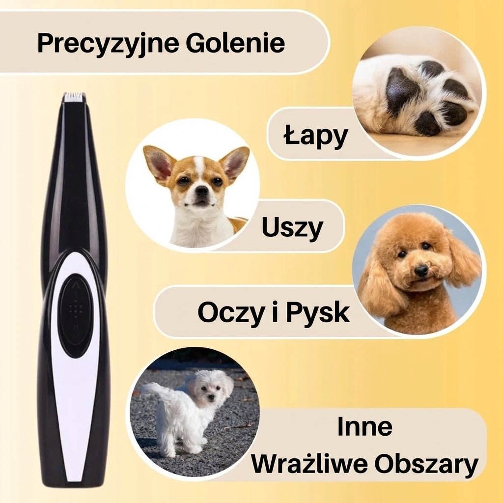Trymer Do Pielęgnacji Zwierząt z Cichym Silnikiem – Bezprzewodowy, Ergonomiczny, Lekki 6