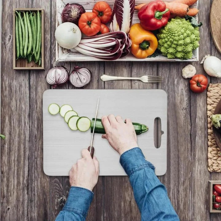 Tytanowa Deska Do Krojenia - Odporna Na Zarysowania, Łatwa W Czyszczeniu 0