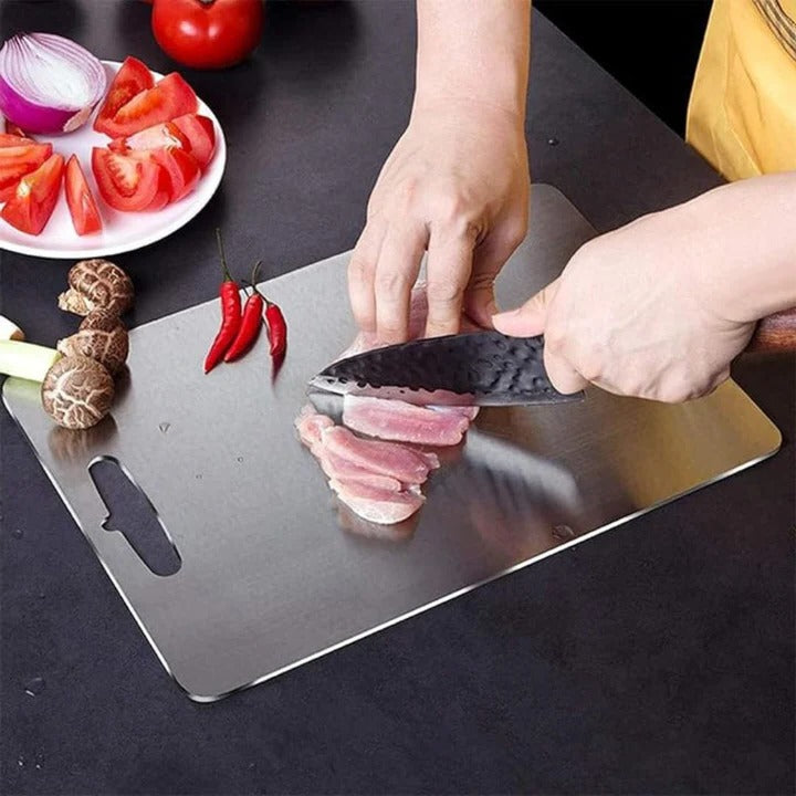 Tytanowa Deska Do Krojenia - Odporna Na Zarysowania, Łatwa W Czyszczeniu 2