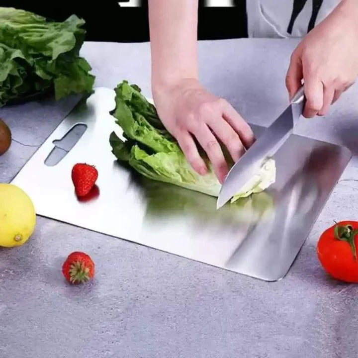 Tytanowa Deska Do Krojenia - Odporna Na Zarysowania, Łatwa W Czyszczeniu 4