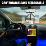 Uchwyt na Telefon do Samochodu na Lusterko Wsteczne – Regulacja 360° i Stabilne Mocowanie 2