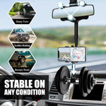 Uchwyt na Telefon do Samochodu na Lusterko Wsteczne – Regulacja 360° i Stabilne Mocowanie 5