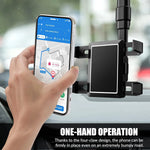 Uchwyt na Telefon do Samochodu na Lusterko Wsteczne – Regulacja 360° i Stabilne Mocowanie 6