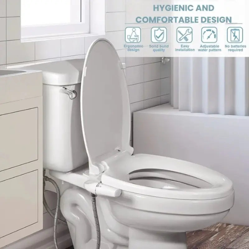 Ultracienka Nakładka Bidetowa z Podwójnymi Dyszami - Komfort i Higiena 1