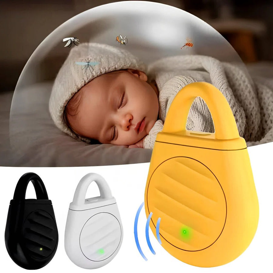 Ultradźwiękowy Odstraszacz Na Komary - Przenośne Urządzenie z 3 Trybami Działania 0